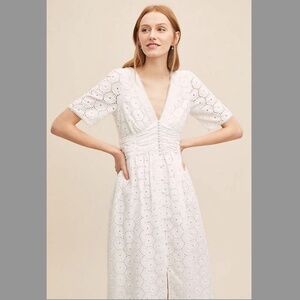 White Anthropologie Dress